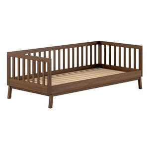Barna borovi fenyő gyerekágy ágyráccsal 90x200 cm Sezane – Vipack kép