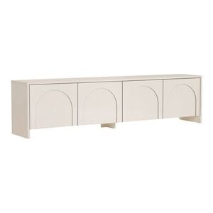 Krémszínű TV-állvány 180x45x32 cm Aurelia – Kalune Design kép