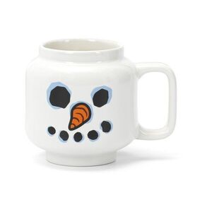 Fehér kerámia gyerek bögre lattéhoz 255 ml Snowman – LEGO® kép