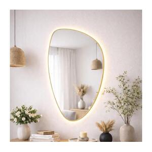 Baltica Design- LED tükör háttérvilágítással STONE FLUID 15W/230V 4500K 92x55 cm IP65 arany 5904107932712 kép