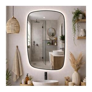 Baltica Design-LED Tükör világítással STONE CALM 15W/230V 4500K 90x60 cm IP65 fekete 5904107932620 kép