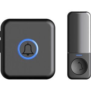 MAKETOP YF-102 kinetic doorbell, fekete kép