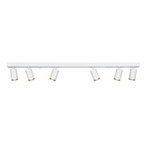 IMMAX PUNTO-6 stropní, nástěnné, bodové, linear 6 hlav, GU10, 119 cm, bílé kép