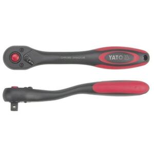 YATO ívelt racsni 3/8" 202 mm hosszúságú racsnikkal kép