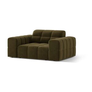 Khaki bársony fotel Chicago – Cosmopolitan Design kép
