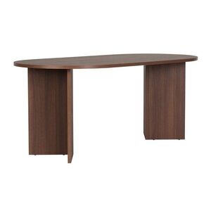 Étkezőasztal diófa dekorral 89, 5x180 cm Sablin – Kalune Design kép