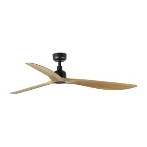 FARO Barcelona FARO 34360WT - Mennyezeti látor OUTWOOD L barna/fekete, átmérő 150 cm, WT IP44 + távirányító 34360T kép