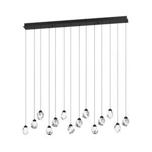 Eglo 390358 - LED Dimmelhető csillár zsinóron SINDICAT 14xLED/3W/230V fekete/átlátszó 390358 kép