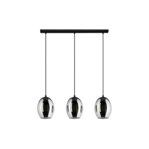 Eglo 780481 - Kábelcsillár CADAQUES 3xE27/40W/230V fekete/füstszínű 780481 kép