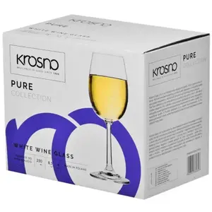 Pohár fehér borra Pure 6 db kép