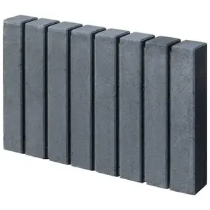 Paliszád szegélykő Tetron grafit 6x30x51 cm kép