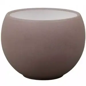 Virágcserép LUNA STRUKTUR d20cm barna matt kép