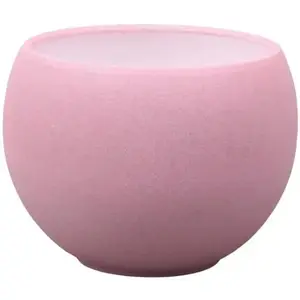 Virágcserép LUNA STRUKTUR d20cm rózsaszín matt kép
