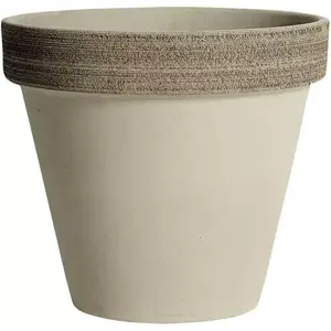 Virágcserép STANDARD VULCANO kerámia szürke d39cm kép
