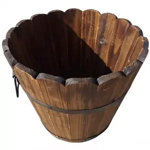 Virágcserép fábol 36x30 cm kép