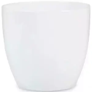 Scheurich ovális kerámia virágcserép 920, ø14cm, fehér kép