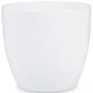 Scheurich ovális kerámia virágcserép 920, ø16cm, fehér kép