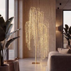 WILLOW TREE LED világító fűzfa 280cm , arany kép