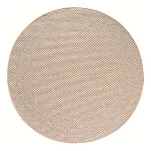 Bézs kerek kültéri-beltéri szőnyeg ø 120 cm Desert 1304 – Ayyildiz Carpets kép