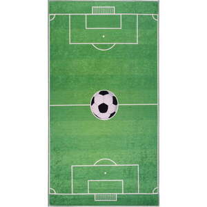 Zöld mosható gyerek játszószőnyeg 100x160 cm Soccer Time – Vitaus kép