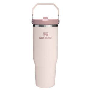 Világos rózsaszín rozsdamentes acél termosz 890 ml IceFlow™ Flip Straw 2.0 Tumbler Rose Quartz – Stanley kép
