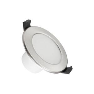 LED Fürdőszobai beépíthető lámpa LED/7W/230V 3000K ezüst IP44 LDL143/S kép