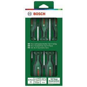 Bosch 1600A02BX6 Torx csavarhúzó készlet, 5 db kép