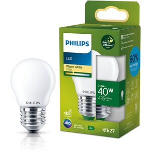 Philips LED 40 W, P45, E27, 2700 K, FR UE SRT4 kép