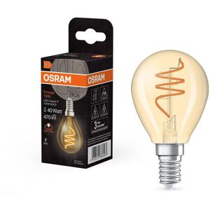 OSRAM LED izzó, aranyszínű, E14, 4, 9 W, VINTAGE CLASSIC P, meleg fehér kép