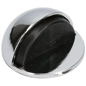 Ajtóütköző, 45×24 mm, öntapadós, króm kép