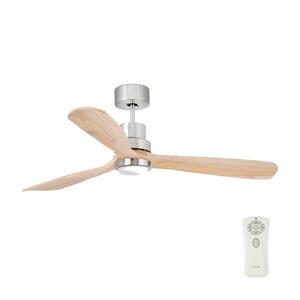 FARO Barcelona FARO 33560DC - LED Mennyezeti látor LANTAU LED/15W/230V fa/króm á.132 cm + távirányító 33560DC kép