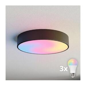 Brilagi - LED RGBW dimmelhető mennyezeti lámpa CLARE 3xE27/9W/230V Wi-Fi fekete BG0570+3xAI0819 kép