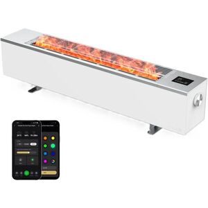 AENO FH1S Okos fűtőtest, konvekció + lánghatás, 2000 W, fehér kép