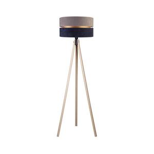 - Állólámpa DUO 1xE27/60W/230V átm. 44 cm szürke/kék/bézs AS0463+DU82689 kép
