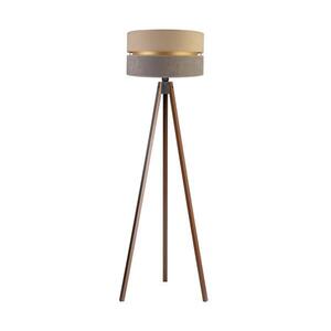 - Állólámpa DUO 1xE27/60W/230V átm. 44 cm bézs/szürke/wenge AS0462+DU83549 kép