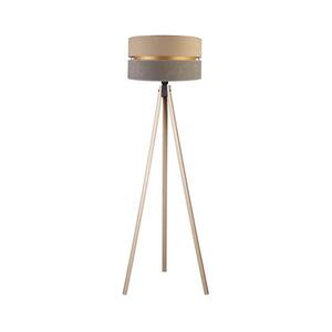 - Állólámpa DUO 1xE27/60W/230V átm. 44 cm bézs/szürke/bézs AS0463+DU83549 kép