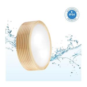 Fürdőszobai mennyezeti lámpa NATURAL MODERN 2xE27/15W/230V átm. 27, 5 cm fenyő LD-PD-6.19/R/SOSNA kép