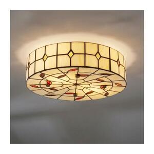 Brilagi - Tiffany vitrázs mennyezeti lámpa FOLIA 2xE27/60W/230V átm. 40 cm BRC-B015A kép