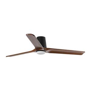 FARO Barcelona FARO 33839-1TW-LED HEYWOOD TUB L 10W/230V fenyő/fekete, átm.132 cm+DO 338391S kép