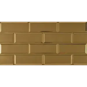 Csempe Dekor Mirror Gold Rekt 30/60 kép
