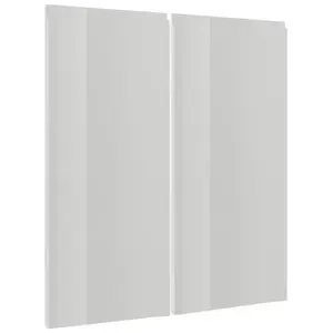 Előlap szekrény Luxeo F02-G80(72) white lak kép