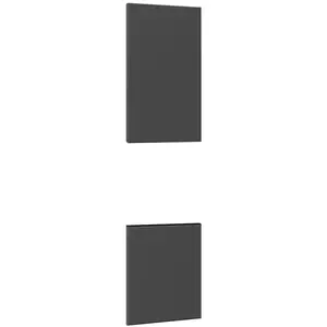 Előlap szekrény Luxeo F16-D60PWN vékony keret dark grey kép
