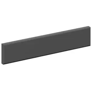Előlap szekrény Luxeo F16-D60ZK vékony keret dark grey kép