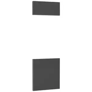 Előlap szekrény Luxeo F16-D60PM vékony keret dark grey kép