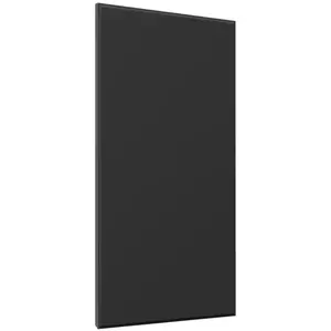 Előlap szekrény Luxeo F16-G60(100) vékony keret black kép
