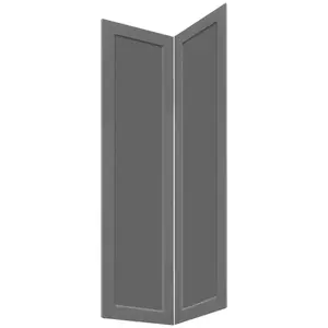 Előlap szekrény Luxeo F15-G60N2(100) keret dark grey kép