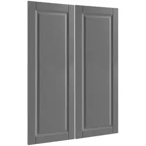 Előlap szekrény Luxeo F13-G80(100) hampton dark grey kép