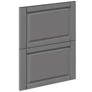 Előlap szekrény Luxeo F13-D60S2_D60S2+1_D60IN-AX hampton dark grey kép