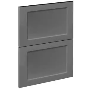 Előlap szekrény Luxeo F15-D60S2_D60S2+1_D60IN-AX keret dark grey kép