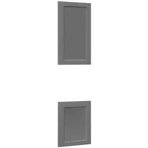 Előlap szekrény Luxeo F15-D60PWN keret dark grey kép